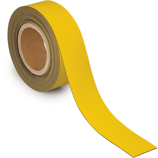 Maul Bande de marquage magnétique 10mtx50mm, jaune