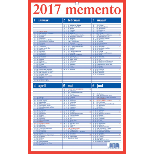 Aurora Memento 10 néerlandais, 2026