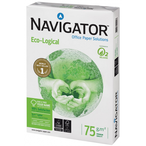 Navigator Eco-Logical papier d'impression ft A4, 75 g, paquet de 500 feuilles