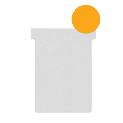 Nobo fiches T indice 2, ft 85 x 60 mm, orange