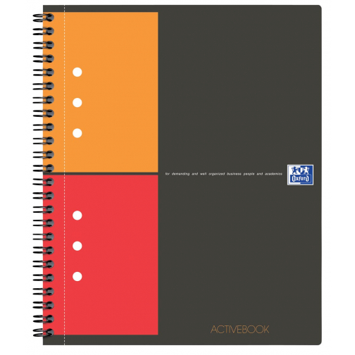 Oxford INTERNATIONAL activebook, 160 pages, ft A5+, quadrillé 5 mm