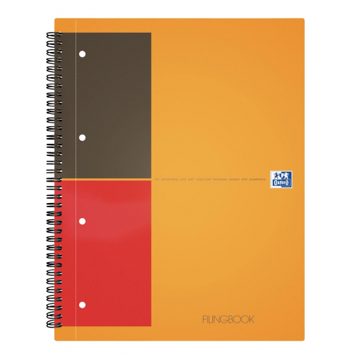 Oxford INTERNATIONAL filingbook, 200 pages, ft A4+, ligné