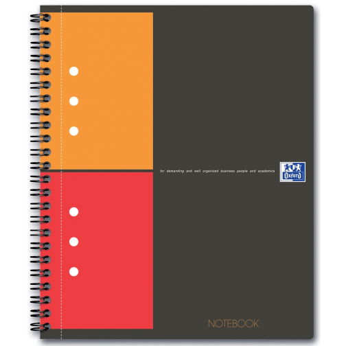 Oxford INTERNATIONAL notebook, 160 pages, ft A5+, quadrillé 5 mm