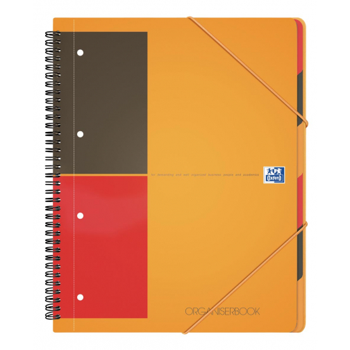 Oxford INTERNATIONAL organiserbook, 160 pages, ft A4+, ligné
