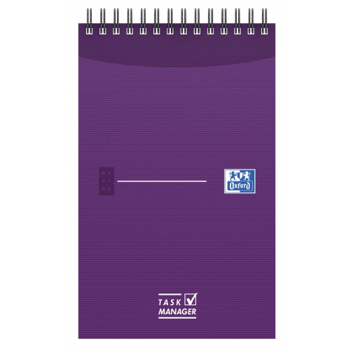 Oxford Office Essentials taskmanager, 140 pages, ft 12,5 x 20 cm, couleurs assorties