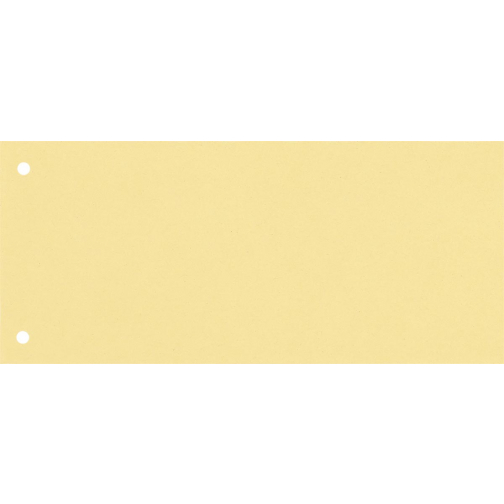 Oxford intercalaires 24 x 10,5 cm, 2 trous, jaune, 100 pièces