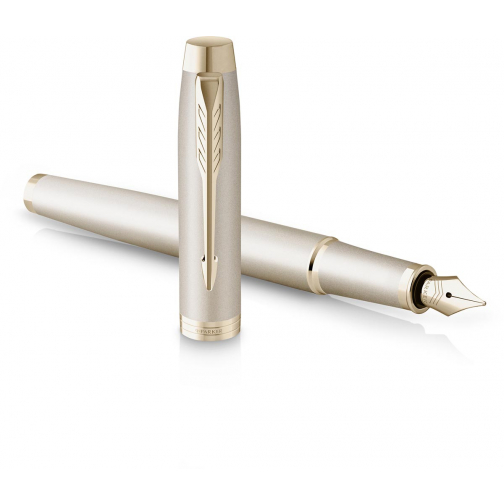 Parker IM Monochrome stylo plume Champagne, moyen, giftbox