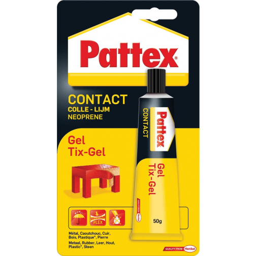 Pattex colle de contact Tix-Gel, tube de 50 g, sous blister
