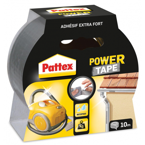 Pattex ruban adhésif Power Tape, 10 m, gris