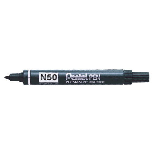 Pentel marqueur permanent Pen N50, noir