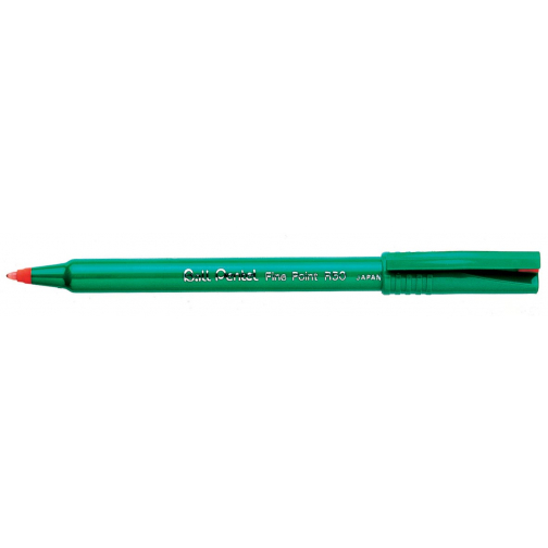 Pentel Roller Ball R50/R56 rouge, écriture moyenne