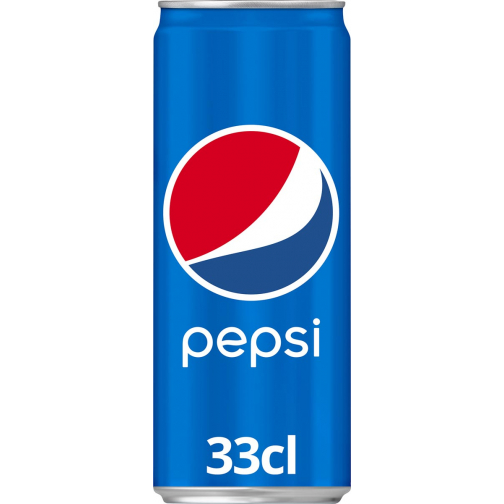 Pepsi boisson rafraîchissante, sleek canette de 33 cl, paquet de 24 pièces