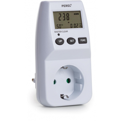 Perel wattmètre, 230 V, 16 A, blanc, pour les Pays-Bas