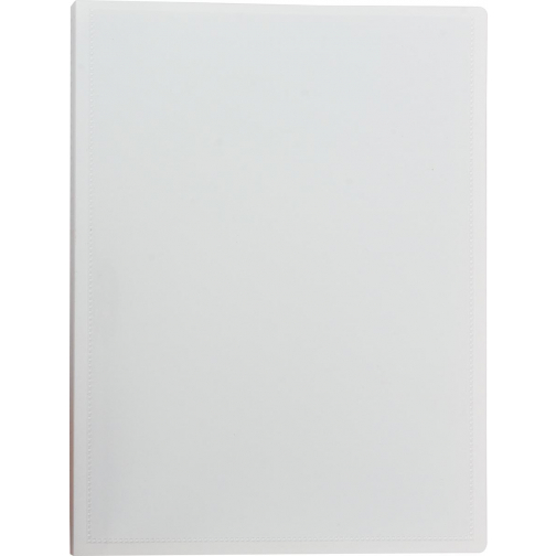 Pergamy protège-documents personnalisable, pour ft A4, avec 20 pochettes transparents, blanc