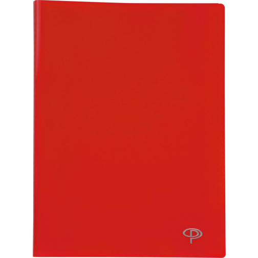 Pergamy protège-documents, pour ft A4, avec 40 pochettes transparents, rouge