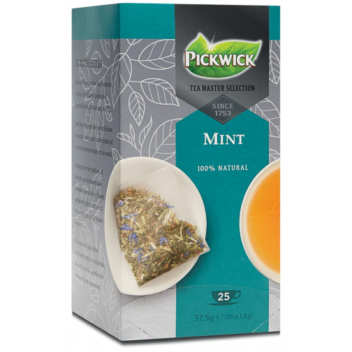 Pickwick Tea Master Selection, menthe, paquet de 25 pièces
