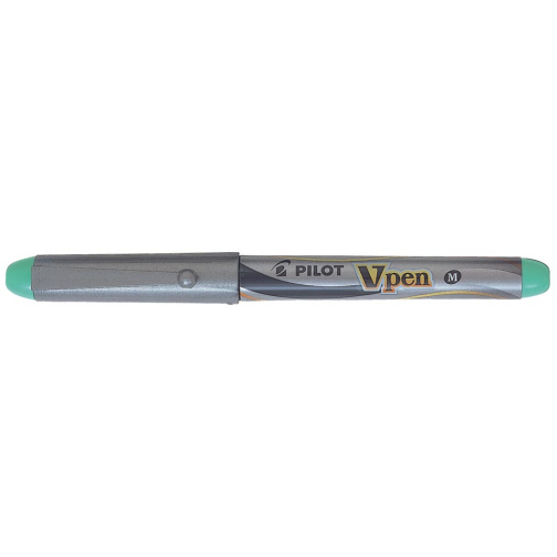 Pilot stylo plume V-Pen Silver, vert