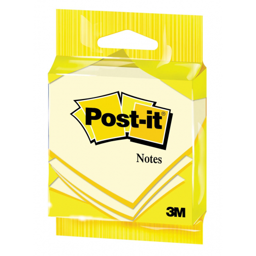 Post-it Notes, 100 feuilles, ft 76 x 76 mm, jaune, sous blister