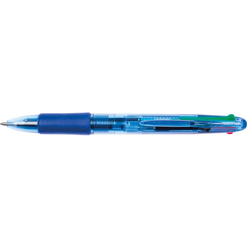 Q-CONNECT stylo 4 colours, 0,7 mm, pointe moyenne