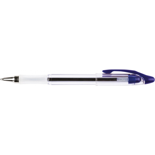 Q-CONNECT stylo Delta, 0,7 mm, pointe moyenne, bleu