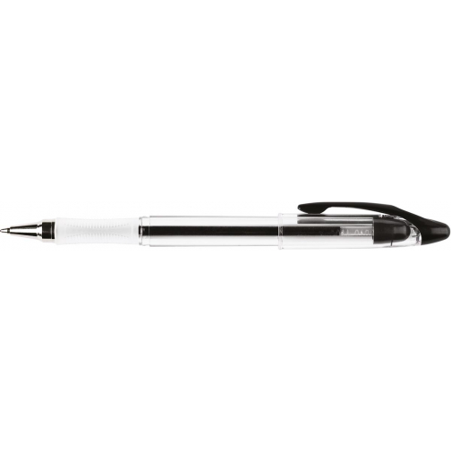Q-CONNECT stylo Delta, 0,7 mm, pointe moyenne, noir