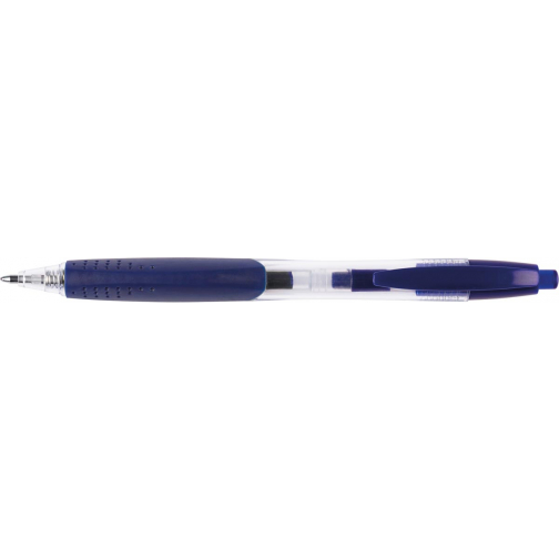 Q-CONNECT stylo, avec grip, pointe moyenne, bleu