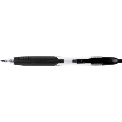Q-CONNECT stylo, avec grip, pointe moyenne, noir