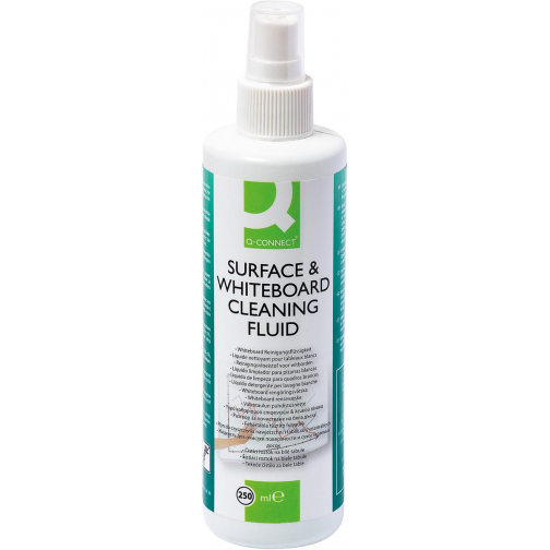 Q-CONNECT spray nettoyant pour tableaux blancs, 250 ml