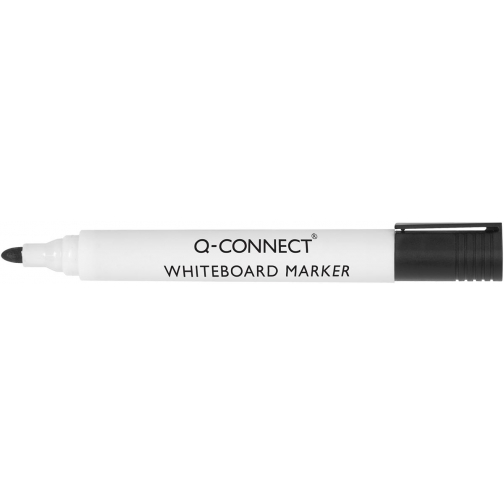 Q-CONNECT marqueur tableau blanc, 2-3 mm, pointe ronde, noir