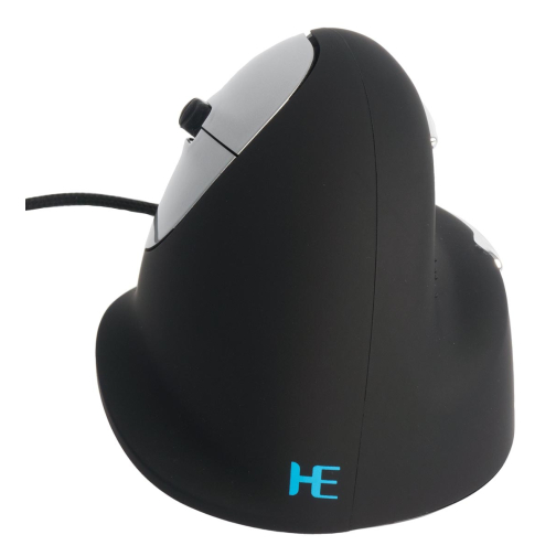 R-Go HE souris ergonomique, moyen, filaire, pour gauchers