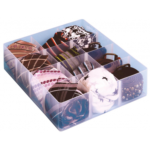 Really Useful Box, diviseur avec 12 compartiments, transparent