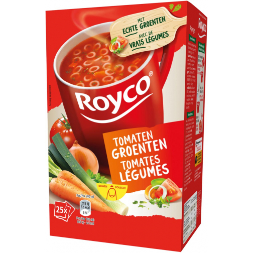 Royco Minute Soup Classic tomates légumes, paquet de 25 sachets