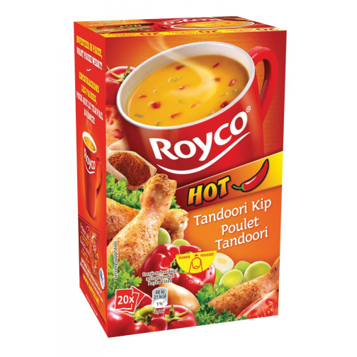 Royco Minute Soup poulet tandoori, paquet de 20 sachets