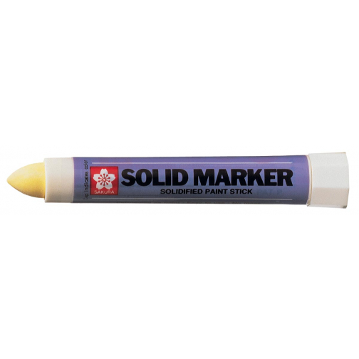 Sakura marqueur Solid Marker jaune, pointe large