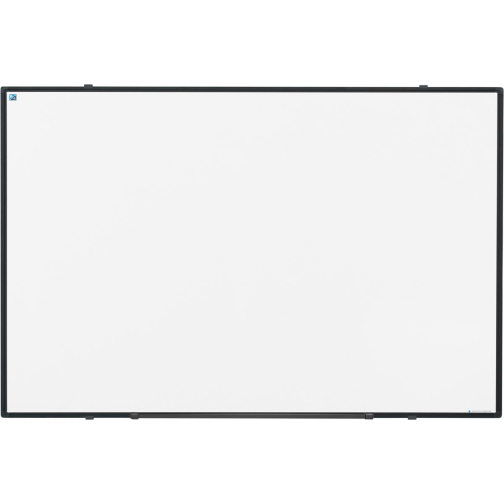 Smit Visual Softline tableau blanc, acier émaillé, magnétique, profilé d'aluminium noir, 90 x 60 cm