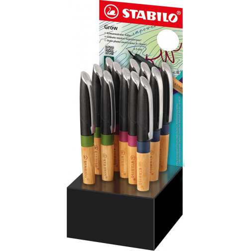 STABILO Grow stylo plume, présentoir de 12 pièces