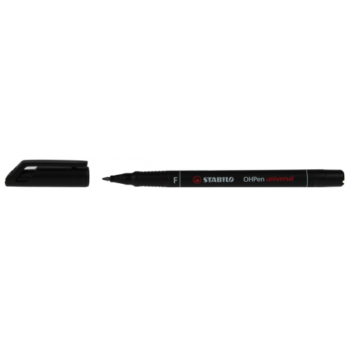 STABILO OHPen universal, OHP-marqueur, permanent, fine 0,7 mm, noir