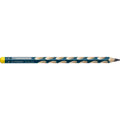 STABILO EASYgraph S crayon, HB, 3,15 mm, pour gauchers, petrol