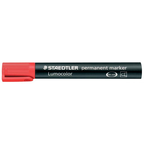 Staedtler Lumocolor 352, marqueur permanent, pointe ronde, 2 mm, rouge