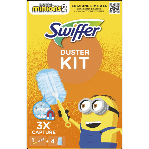 Swiffer Duster Trap & Lock kit + 4 dépoussiéreurs