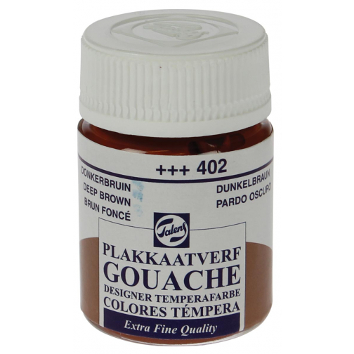 Talens gouache Extra Fine flacon de 16 ml, brun foncé