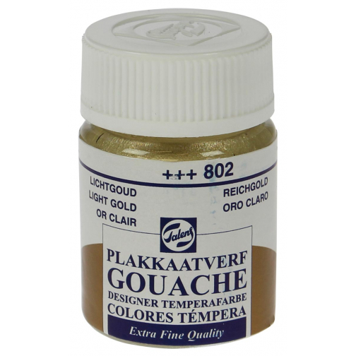 Talens gouache Extra Fine flacon de 16 ml, or clair