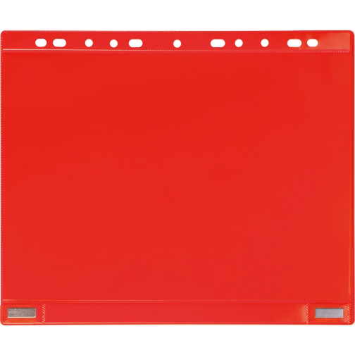 Tarifold pochette perforée, double face magnétique, rouge, paquet de 5 pièces