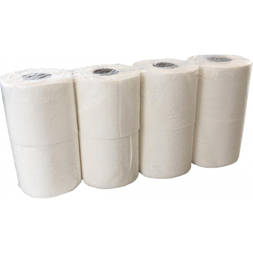 Papier toilette, 3 plis, 200 feuilles, paquet de 7 x 8 rouleaux