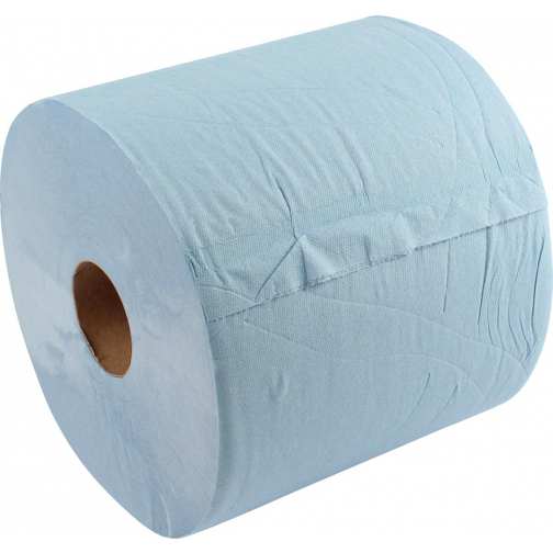 Tork Industrial Heavy Duty papier de nettoyage rouleau, 3-plis, système W1/W2, bleu, paquet de 2 rouleaux