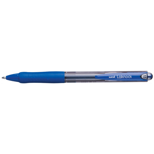 Uni-ball stylo bille Laknock largeur de trait: 0,4 mm, bille: 1 mm, pointe moyenne, bleu