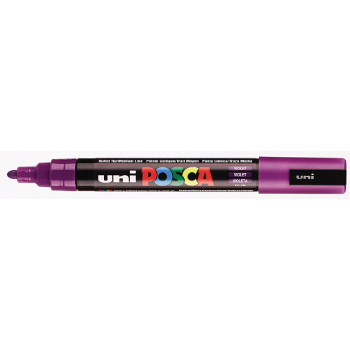 Uni-ball marqueur peinture à l'eau Posca PC-5M, violet