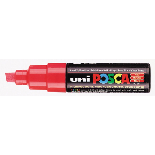 uni-ball Marqueur peinture à l'eau Posca PC-8K rouge fluo