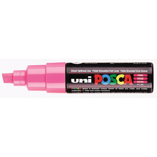 Uni-ball marqueur peinture à l'eau Posca PC-8K, rose