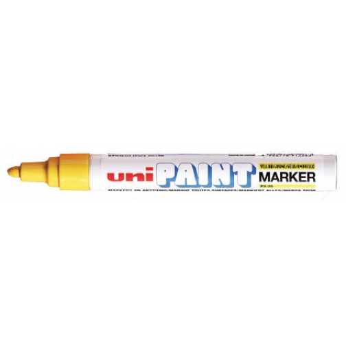 Uni marqueur peinture PX-20 jaune